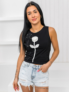 Donna Canotta stampata Nero Bolf 96T653