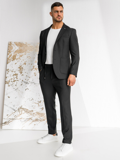 Uomo Abito Nero Bolf 01