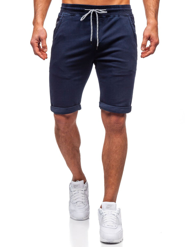 Pantaloncini corti da uomo blu Bolf KG3723