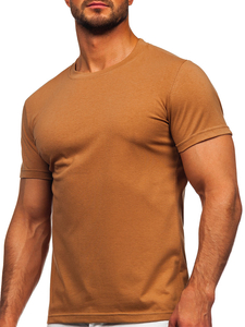 Uomo T-shirt basic Marrone Bolf 2005-86