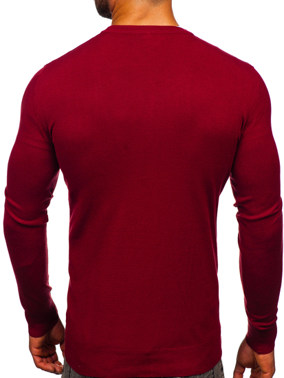 Cardigan da uomo bordò Bolf MM6006