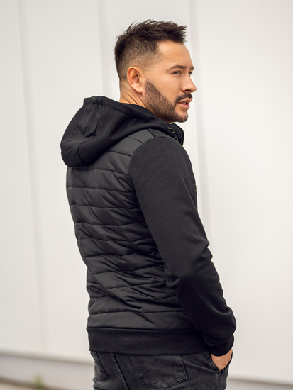 Giacca mezza stagione da uomo nera Bolf KS2149