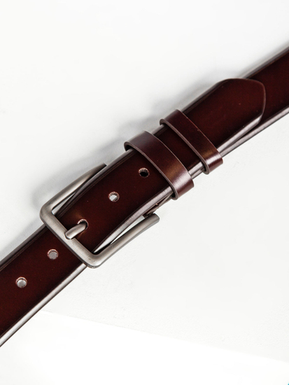 Uomo Cintura in pelle Marrone Bolf 831-3