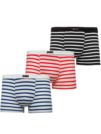 Boxer da uomo multicolore Bolf 1BE697-3P 3 PACK