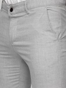 Uomo Pantaloni a quadri Grigio Bolf 0041
