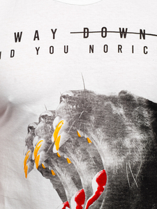 Maglietta tank top con stampa bianca Bolf 14808