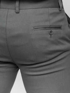 Pantaloni chino da uomo grigi Bolf 5000-3