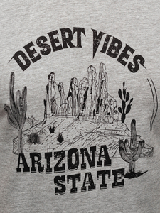 Uomo T-shirt in cotone con stampa Grigio Bolf MPO3483