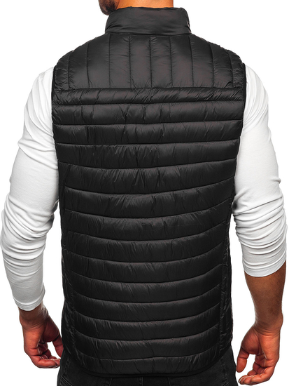 Uomo Gilet trapuntato Nero Bolf 58M13055