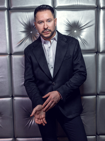 Giacca da uomo in velluto nera Bolf 24410