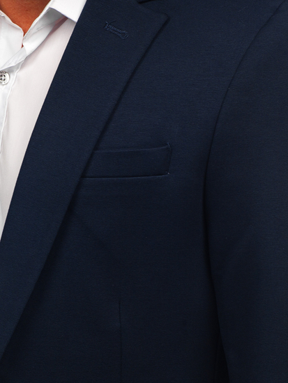 Uomo Giacca elegante Blu scuro Bolf 1652A