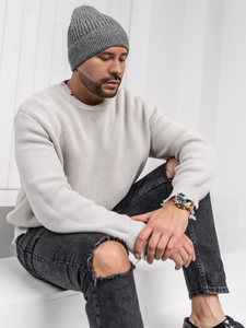 Uomo Berretto invernale Grigio Bolf 387070