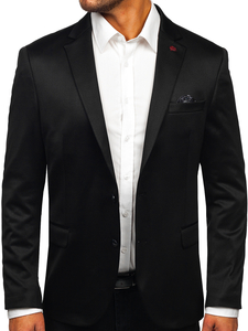 Uomo Giacca elegante Nero Bolf 022