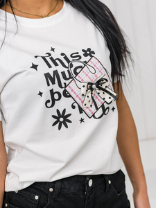 Donna T-shirt stampata Bianco Bolf 97T2110