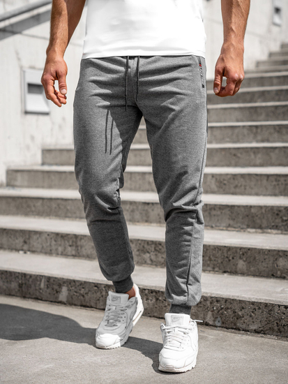 Pantaloni jogger in tuta da uomo antracite Bolf JX5003A