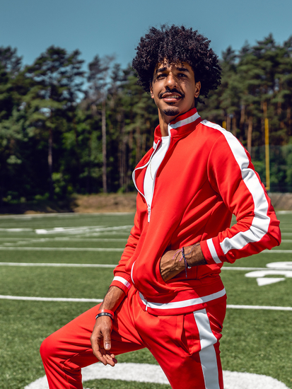 Uomo Completo sportivo Rosso Bolf 8C99A