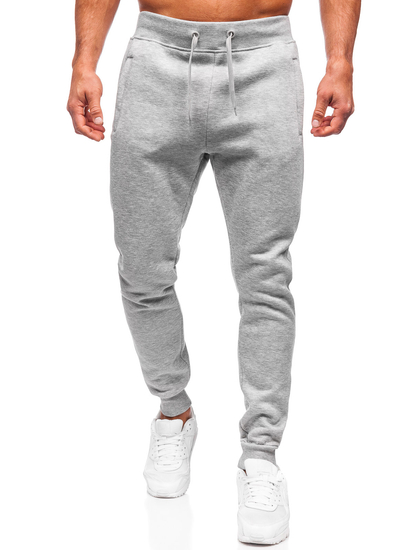 Pantaloni da tuta jogger da uomo grigio Bolf XW06
