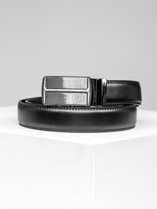 Uomo Cintura in pelle Nero Bolf C002