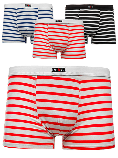 Boxer da uomo multicolore Bolf 1BE697-3P 3 PACK