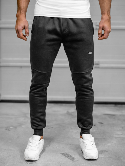 Pantaloni di tuta da uomo neri Bolf KK2231A