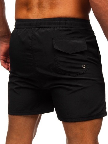 Pantaloncini da bagno da uomo neri Bolf XL018