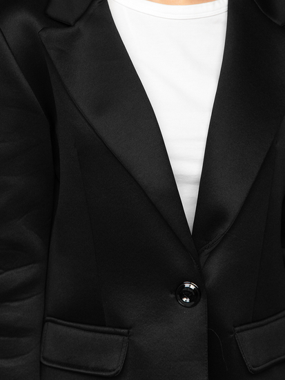 Cappotto corto da donna nero Bolf 20672