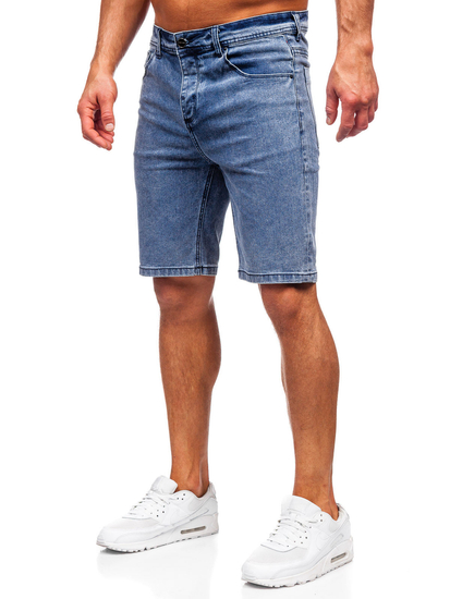 Uomo Pantaloncini in jeans Blu scuro Bolf MP0274BS