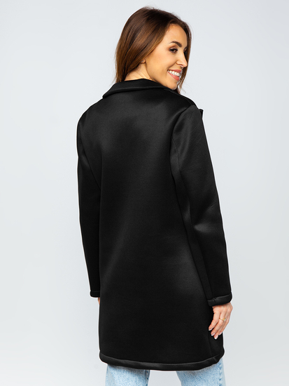 Cappotto corto da donna nero Bolf 20672