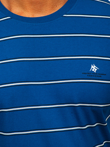 T-shirt da uomo azzurra Bolf 14952