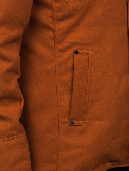 Cappotto da uomo cammello Bolf 8856