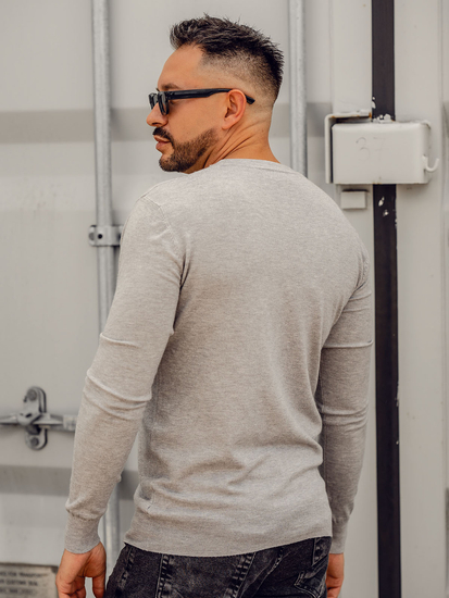 Uomo Cardigan Grigio Bolf YY06A