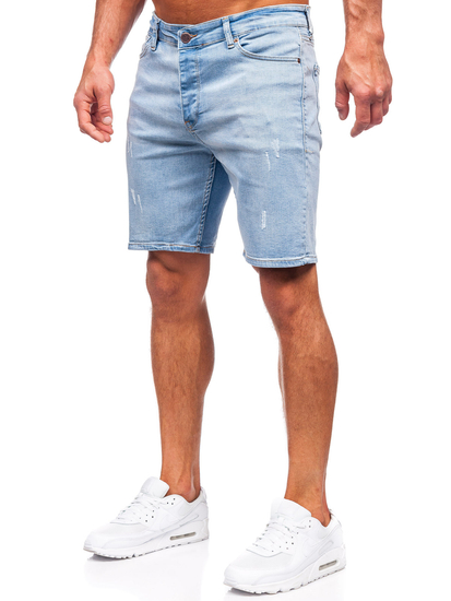 Uomo Pantaloncini in jeans Blu Bolf 0470