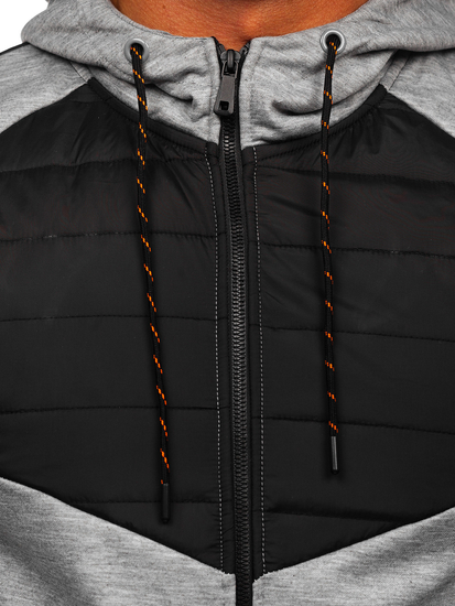 Giacca mezza stagione da uomo grigia Bolf KS2149