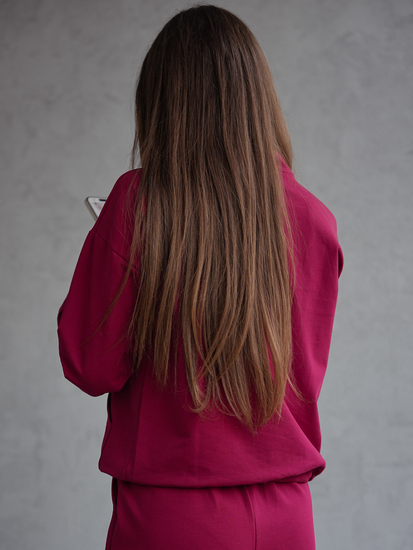 Tuta due pezzi da donna Borgogna Bolf 82162