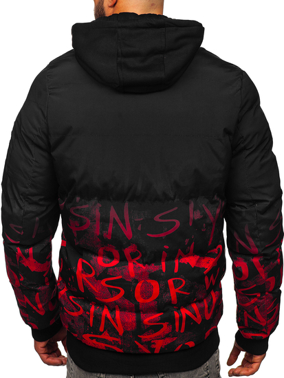 Giubbotto invernale trapuntato da uomo rosso Bolf 27M8102