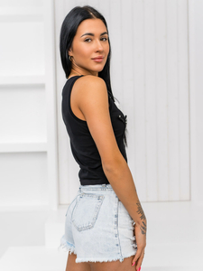 Donna Canotta stampata Nero Bolf 96T653