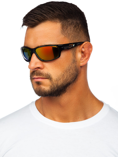 Occhiali da sole arancioni Bolf MIAMI8