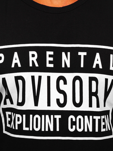 Maglietta tank top con stampa nera Bolf 14828