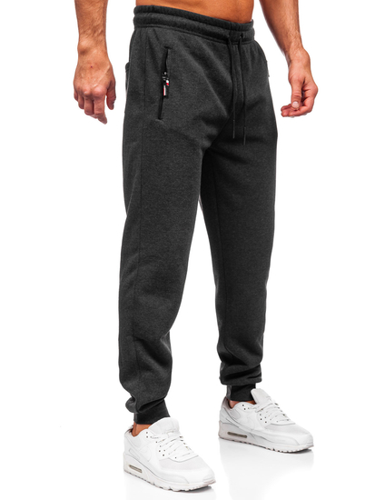Uomo Pantaloni jogger da tuta Antracite Bolf JX6270