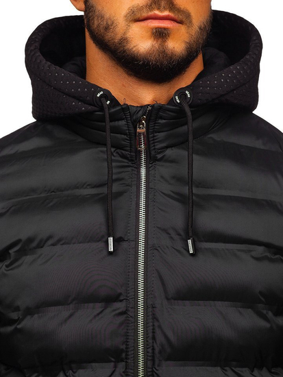 Giubbotto invernale da uomo nero Bolf 5332