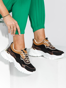 Scarpe sneakers da donna nere Bolf AD717