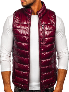 Gilet trapuntato da uomo bordò Bolf R0109A