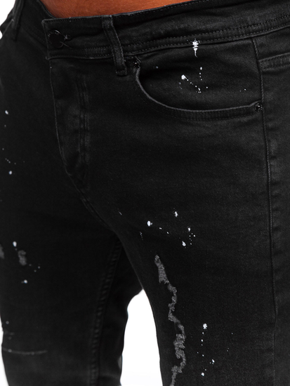 Uomo Pantaloni in jeans regular fit Nero Bolf 6855