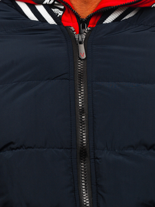 Giubbotto invernale trapuntato da uomo blu Bolf 6900