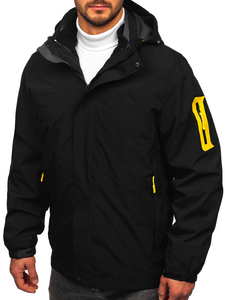 Uomo Giacca leggera 2 in 1 Nero Bolf 5M3263