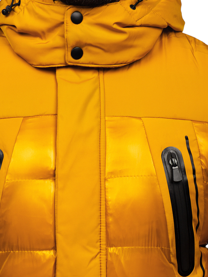 Giubbotto invernale trapuntato da uomo cammello Denley 99527