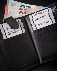 Uomo Portafoglio in pelle Nero 25912