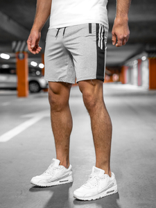 Pantaloni da tuta da uomo grigi Bolf 68006A