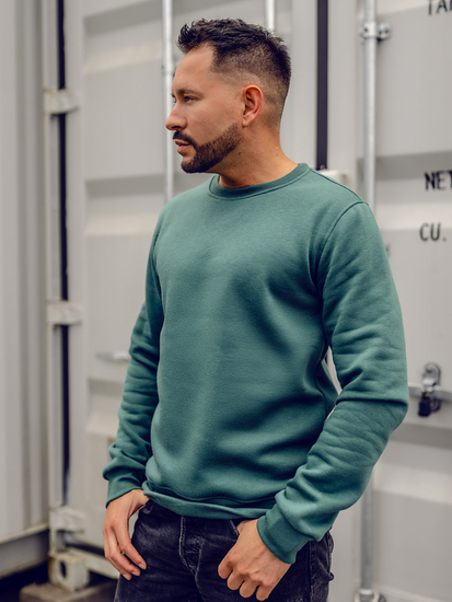 Uomo Felpa senza cappuccio Verde Bolf 2001A