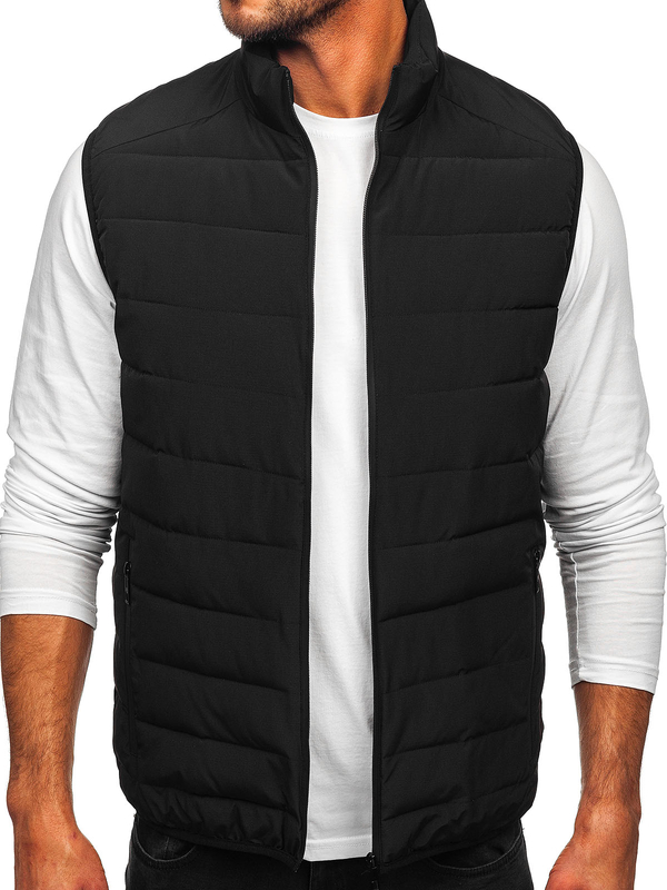 Uomo Gilet trapuntato Nero Bolf 31M5060